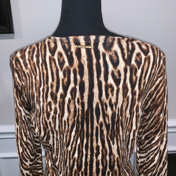 NWOT Michael Kors Long Sleeve Dress M - Picture 4 of 4